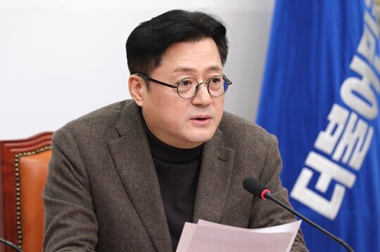 홍익표 더불어민주당 원내대표. 사진=박은숙 기자