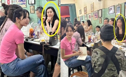 삼성가 4세인 이원주 씨는 최근 태국 유명 식당에서 블랙핑크 멤버 리사, 어머니 임세령 대상그룹 부회장과 함께 식사하는 모습이 포착됐다. 사진=쩨파이 인스타그램 갈무리