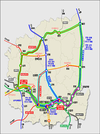 노선도. 자료=경북도 제공