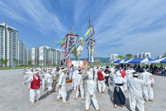 울산쇠부리소리 시범공연. 사진=북구청 제공