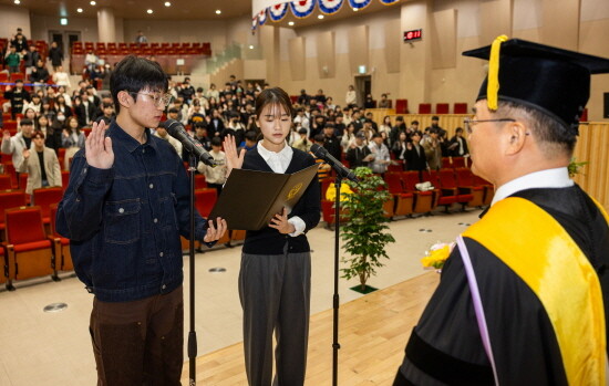 2024학년도 입학식 장면. 사진=경상국립대 제공