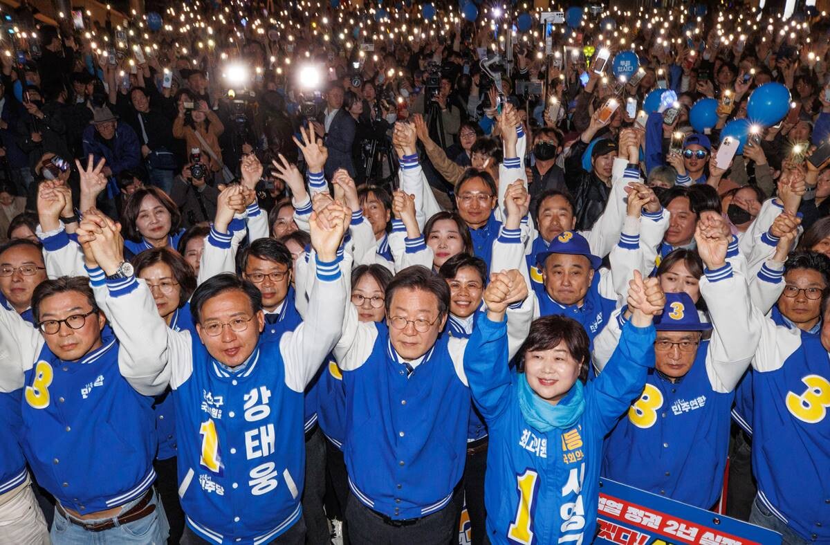 제22대 국회의원 선거에서 더불어민주당 등 야권이 200석에 육박해 압승할 것으로 전망된다. 사진=박정훈 기자