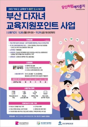 홍보 포스터. 사진=부산시 제공