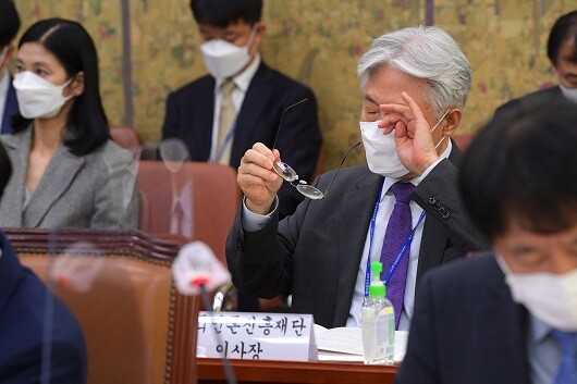 현 정부에서 임명된 한국언론진흥재단 상임이사들이 2023년 표완수 당시 이사장(사진)의 해임을 추진했던 사건에 대해 감사원이 절차상 문제는 없다고 판단했다. 사진=박은숙 기자