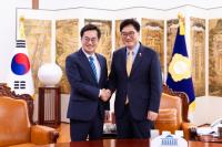 김동연 지사, 우원식 국회의장 만나 ‘경제 3법’ 설득했다