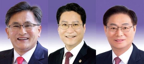 (왼쪽부터)박성만, 배진석, 최병준 의원.