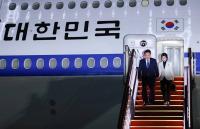 윤 대통령, 2박 5일 미국 순방 마무리…성남공항 도착 