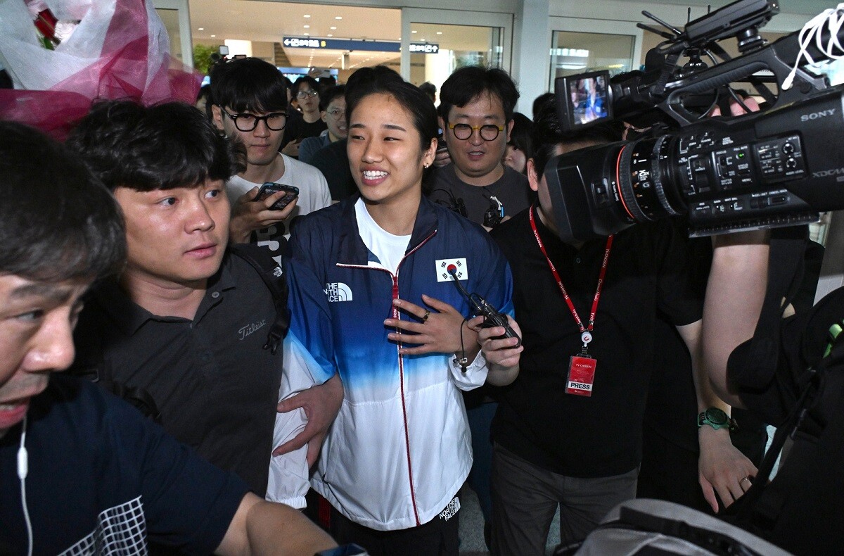 안세영은 금메달 획득 직후 배드민턴협회를 향한 작심 발언으로 눈길을 끌었다. 사진=최준필 기자