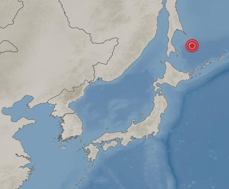 일본 홋카이도 아사히카와시 북북동쪽 476km 해역에서 규모 6.8의 지진이 발생했다고 기상청이 전했다. 사진=기상청