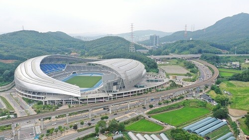 용인미르스타디움 전경. 사진=용인시 제공