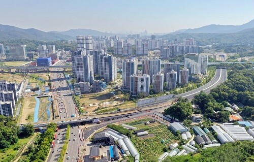 과천지식정보타운 공공주택지구 전경. 사진=과천시 제공