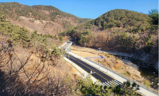 철마~금정 선동 간 연결도로 전경. 사진=기장군 제공