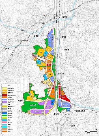 경기용인 플랫폼시티 토지이용 계획도. 사진=용인특례시 제공