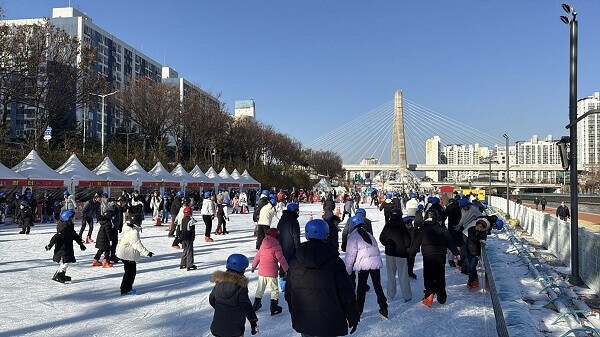 신천스케이트장 눈놀이터. 사진=대구시 제공