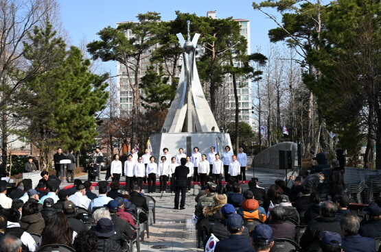 지난해 개최한 제105주년 3.1절 기념행사 당시 모습. 사진=기장군 제공