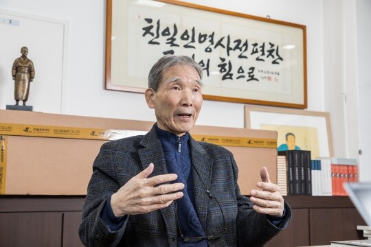 임헌영 민족문제연구소장은 “8·15 이후 지금까지 필화가 가장 많은 시대가 지금의 윤석열 정권”이라고 비판했다. 사진=최준필 기자