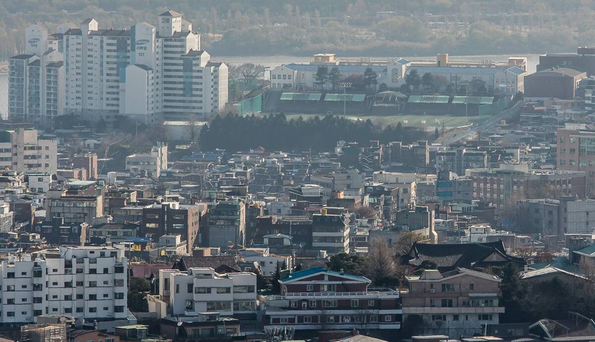 서울 시내 주택 전경. 사진=최준필 기자