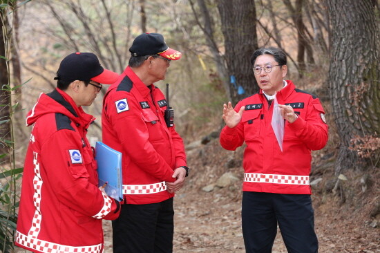 현장 점검 장면. 사진=김해시 제공