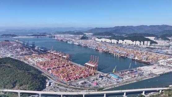 부산항신항 전경. 사진=BPA 제공