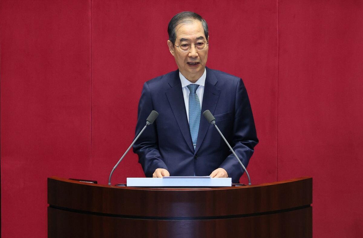 한덕수 권한대행의 대선 출마 가능성이 높아지면서 여론의 관심이 집중되고 있다. 사진=총리실 제공