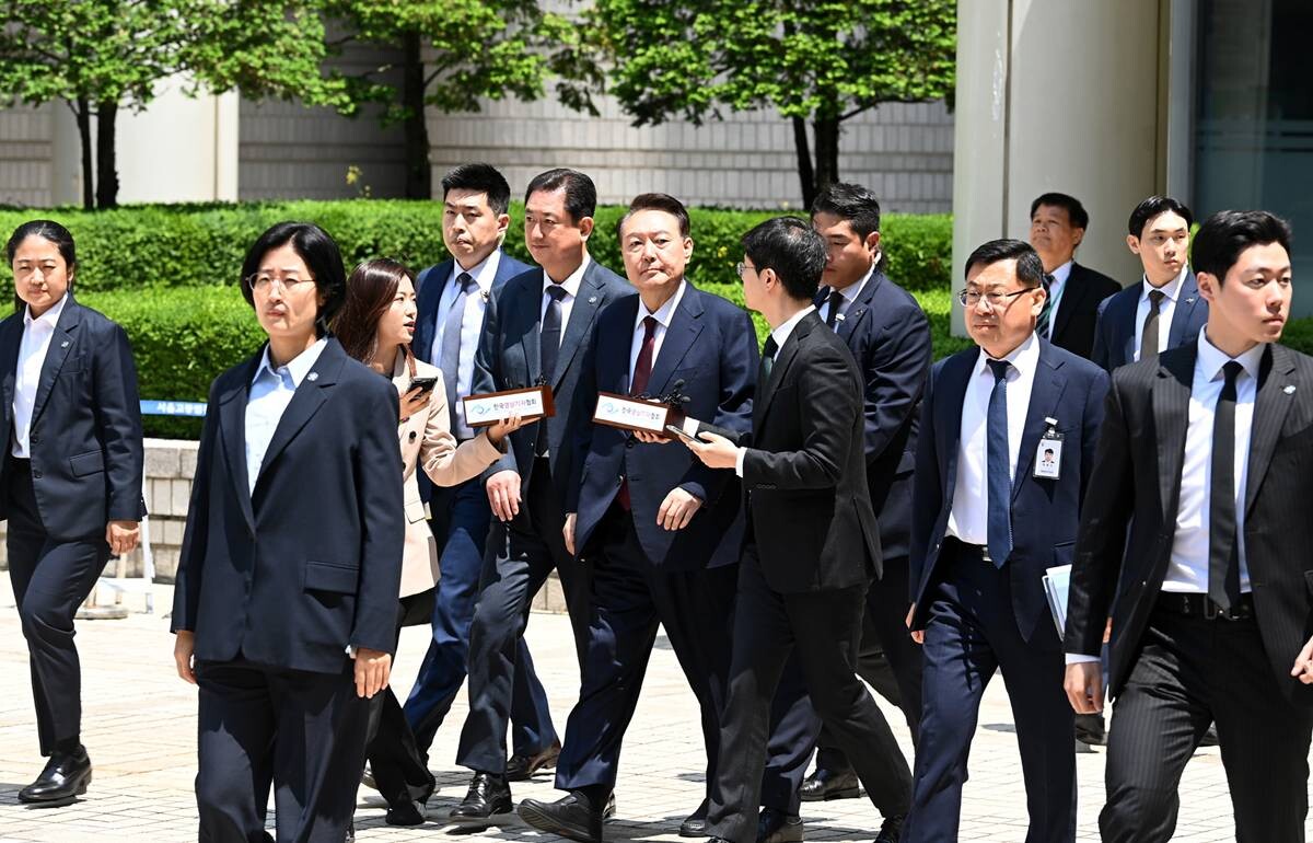 내란 우두머리 혐의 등으로 기소된 윤석열 전 대통령. 사진=사진공동취재단