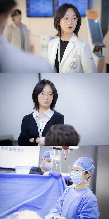 tvN 토일드라마 '언젠가는 슬기로울 전공의생활'에서 배우 이봉련은 종로 율제병원 산부인과 서정민 교수로 분했다. 사진=tvN 제공
