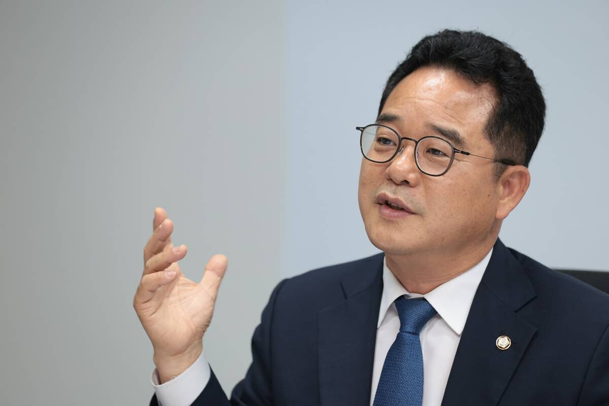 민주당 선대위 디지털자산위원장을 맡고 있는 민병덕 의원은 "원화 기반 스테이블코인 시장 구축이 필요하다"고 말했다. 사진=박은숙 기자