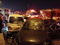 "면허 취소 수준 만취" 인천대로서 음주 역주행 사고로 6명 부상