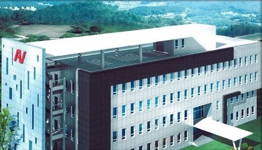 경남 김해시에 위치한 에이스브이 사무동 전경. 사진=홈페이지 캡처