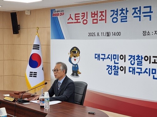 11일 열린 '스토킹 범죄 적극 대응 대책회의'. 사진=대구시 제공