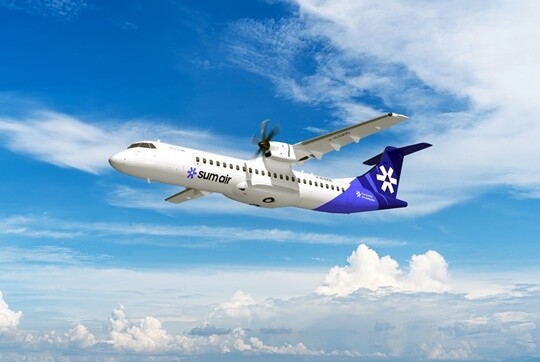 섬에어가 1호기인 ATR 72-600 신조기(사진)를 오는 12월 국내에 들여올 예정이다. 사진=섬에어 제공