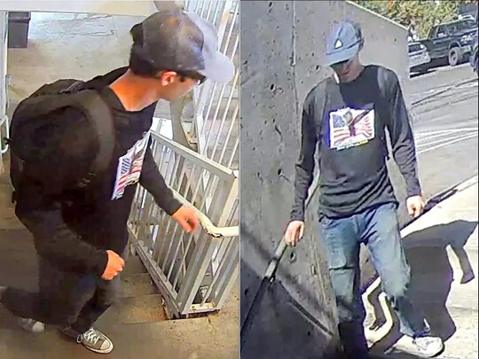 찰리 커크 살해 사건 당시 감시 영상에 포착된 타일러 로빈슨. 사진=FBI
