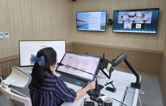 부산온라인학교 온라인 수업 모습. 사진=부산교육청 제공