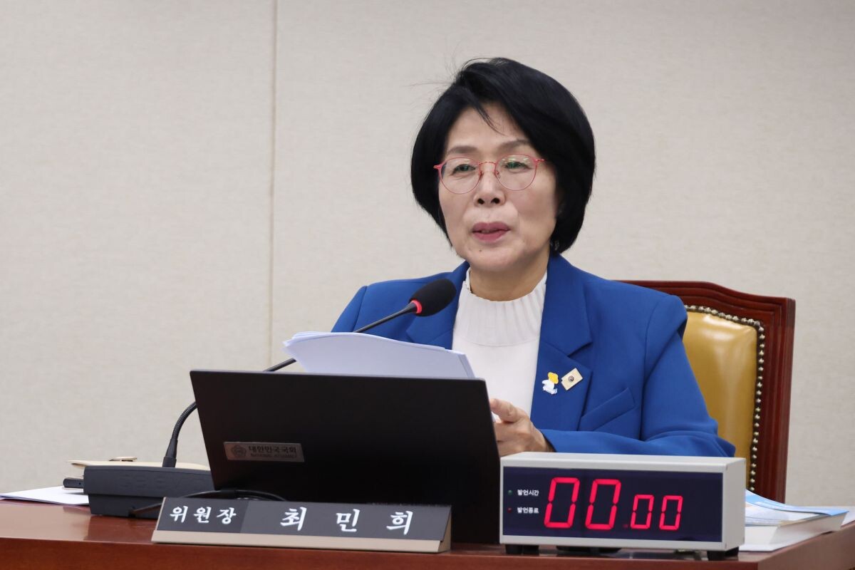 최민희 위원장. 사진=박은숙 기자