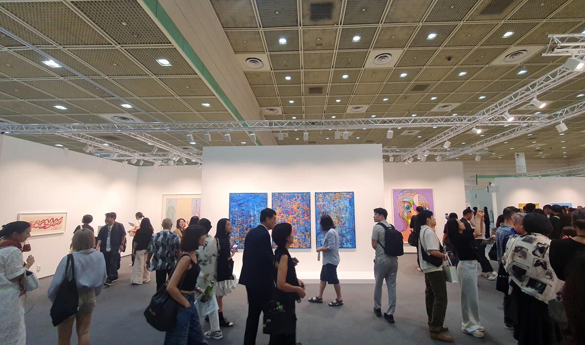 지난 9월 코엑스에서 개최된 프리즈 서울의 하우저앤워스 부스 전경. 사진=이경민 제공