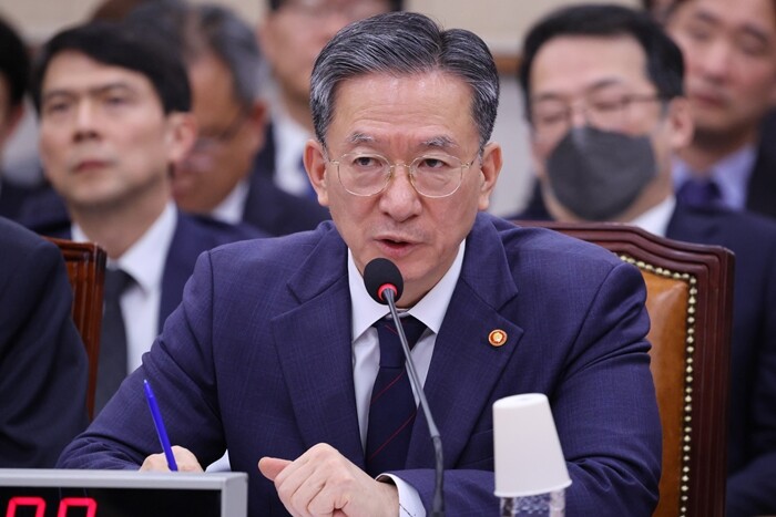 정성호 법무부 장관은 검찰의 기계적 항소에 대한 개선 필요성을 거론했다. 사진=박은숙 기자