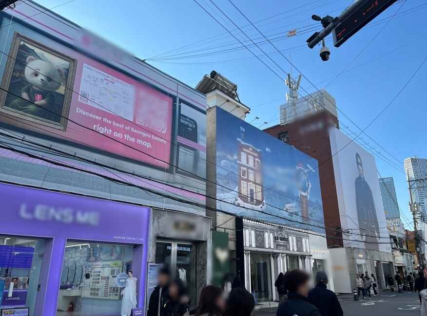 지난 1일 성수동 연무장길 일대 모습. 사진=한승구 기자