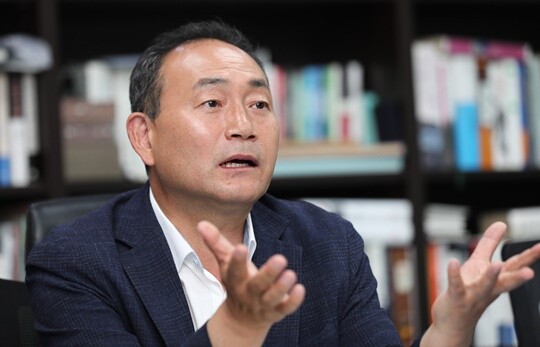 김원이 더불어민주당 의원이 2024년 6월 12일 서울 여의도 국회 의원회관에서 인터뷰를 하고 있다. 사진=박은숙 기자