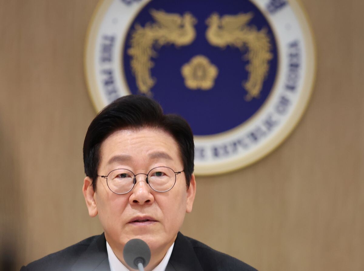 이재명 대통령이 9일 서울 용산 대통령실에서 열린 국무회의에서 발언하고 있다. 사진=연합뉴스