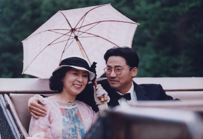 김지미의 마지막 출연 영화는 ‘명자 아끼꼬 쏘냐’(1992)다. 사진=영화 ‘명자 아끼꼬 쏘냐’ 홍보 스틸컷
