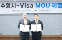 수원특례시, Visa와 지방정부 최초로 '중소기업 수출대금결제 간소화 업무협약' 체결