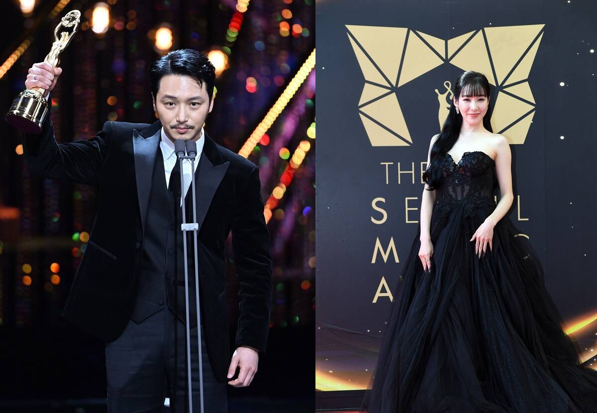 배우 변요한과 소녀시대 티파니. 사진=청룡영화상 사무국·스포츠서울 제공