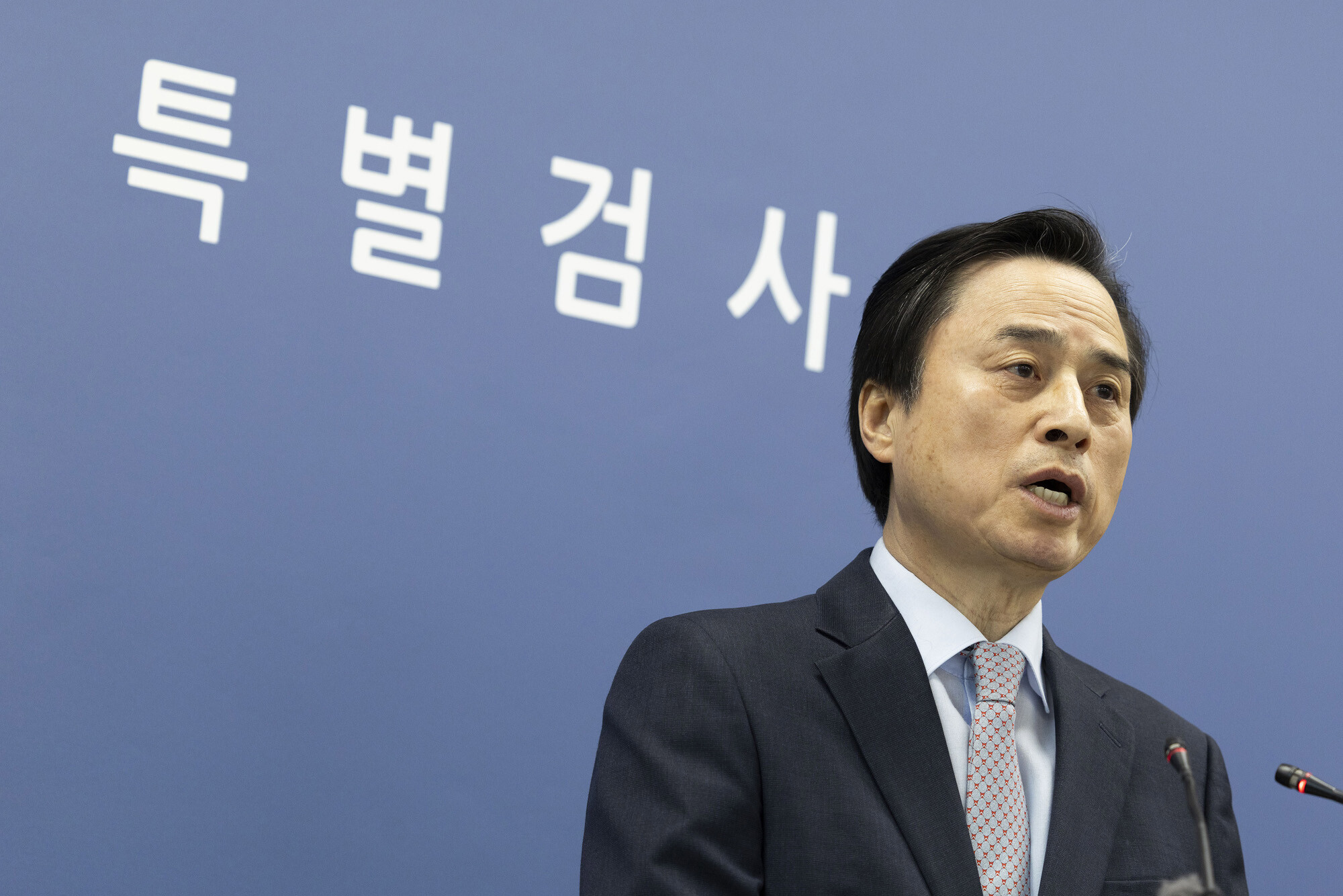 조은석 특별검사가 내란특검 수사 결과를 발표하고 있다. 사진=최준필 기자