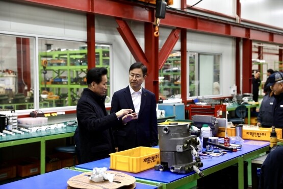 기업체 현장 방문 모습. 사진=경남농협 제공