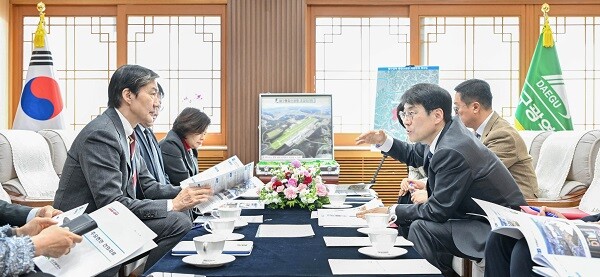 8일 대구시 산격청사에서 조국혁신당과 진행된 정책간담회. 사진=대구시 제공