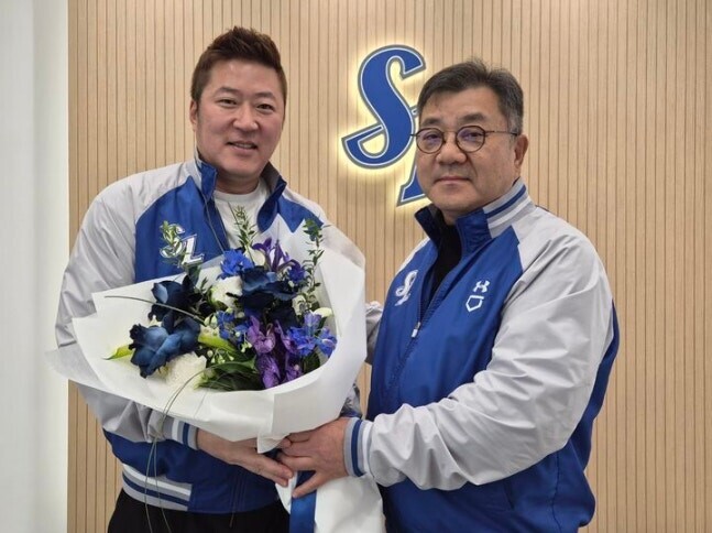 최형우와 새롭게 손을 잡은 구단은 다름 아닌 삼성이었다. 그는 삼성에 2002년 입단해 잠시 공백을 가지다 2016년까지 활약한 바 있다. 사진=삼성 라이온즈 제공