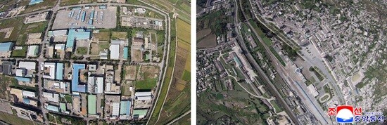 북한이 무인기 촬영기록물이라 주장하며 공개한 사진. 사진=연합뉴스