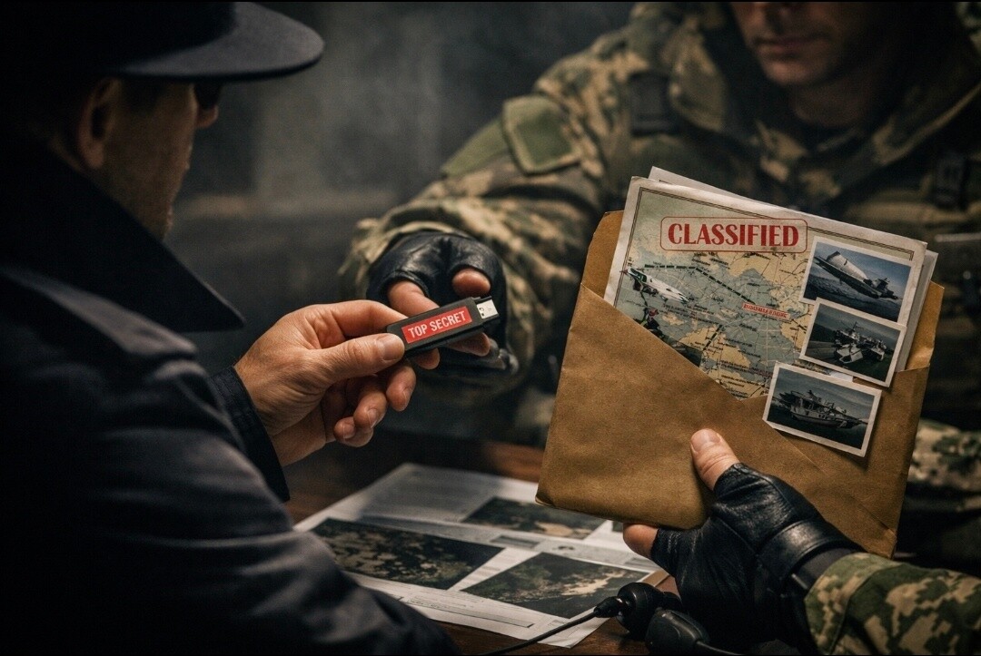 생성형AI 챗GPT가 생성한 군사기밀 유출 관련 그래픽으로 기사의 특정 내용과 관련없다.