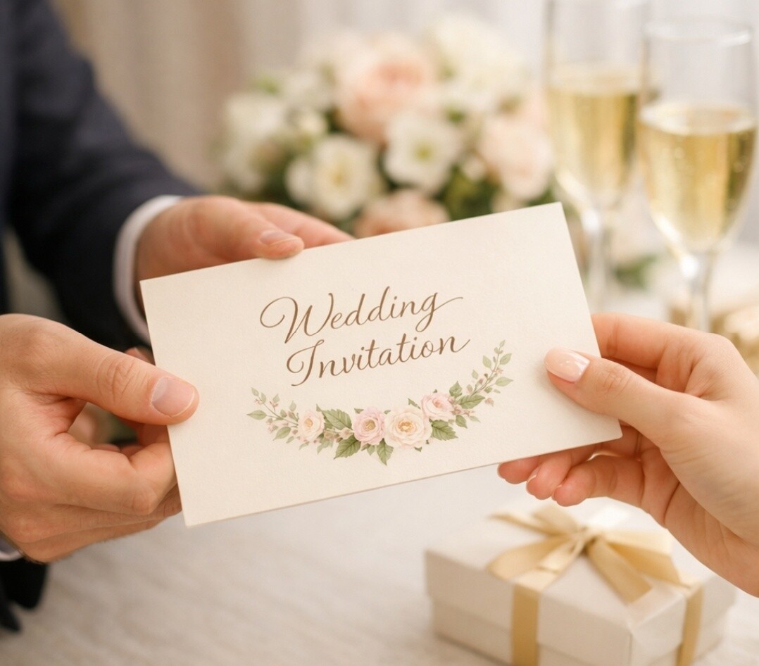 챗GPT가 생성한 청첩장 전달 이미지로 기사의 특정 내용과 관련없다.