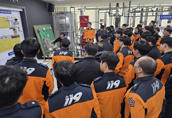 14일 대구소방교육훈련센터에서 열린 화재안전조사 전문 교육. 사진=대구시 제공
